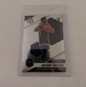 NBA Debut Anthony Edwards Trading Card ROOKIE